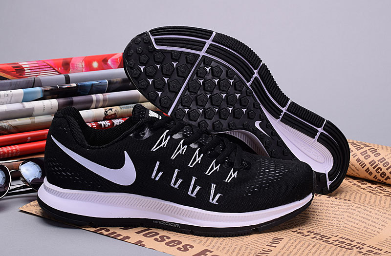 2016 Nike Zoom Pegasus 33 Black White Shoes [Sport324] - $68.00 : Real Nike  Running Shoes, Nike Running Shoes