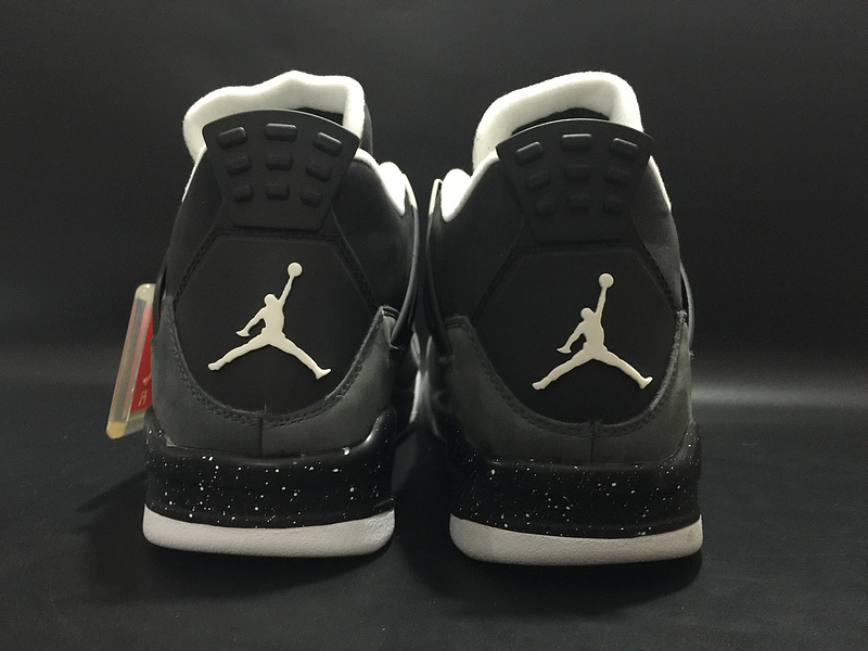 Air Jordan 4 Fear Pack Oreo Black White Shoes