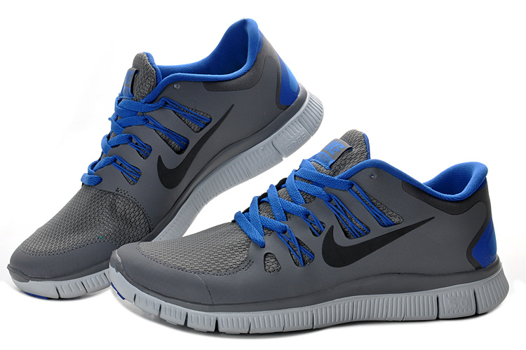 nike grey blue shoes