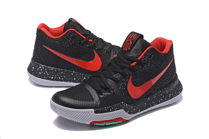 kyrie irving black and red shoes