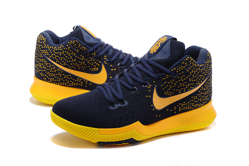 kyrie black and yellow shoes