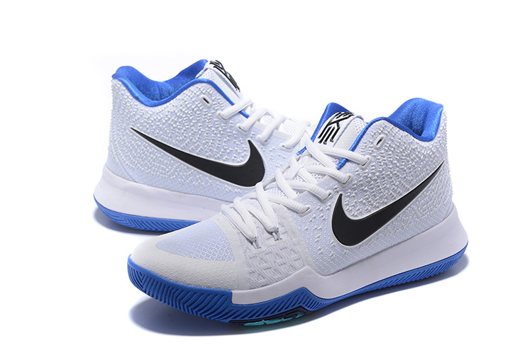 blue and white nike basketball shoes