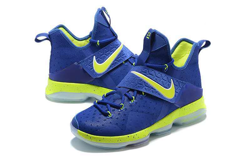 blue and green lebrons