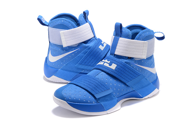 white and blue lebron soldier 10 cheap 