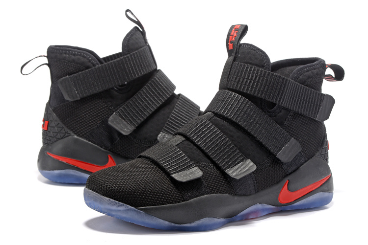 lebron james soldier 11 black and red