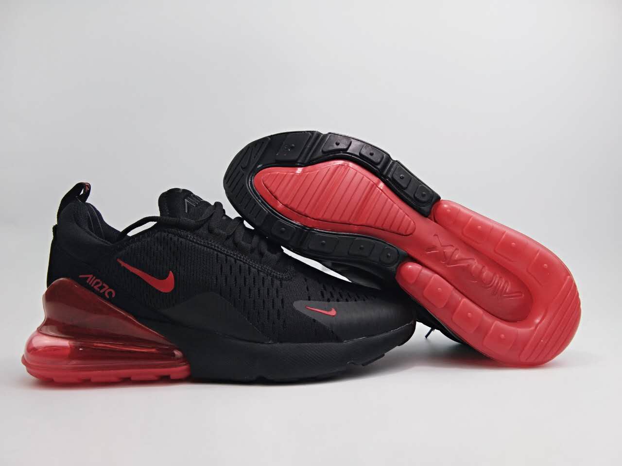 black and red womens nike air max