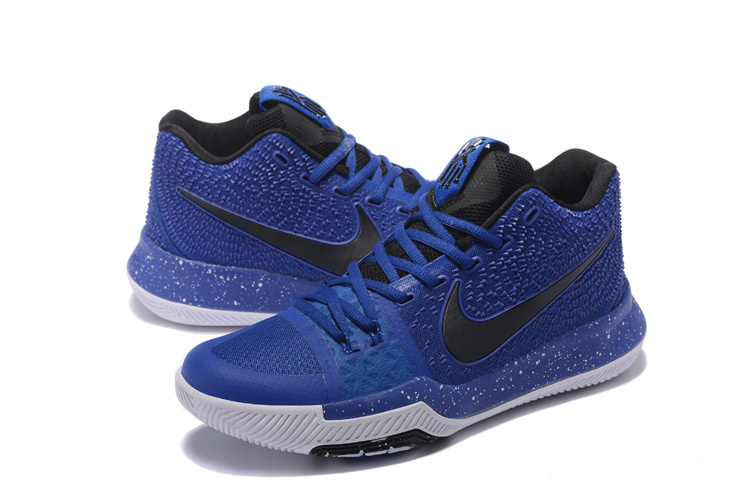 kyrie irving shoes black and blue
