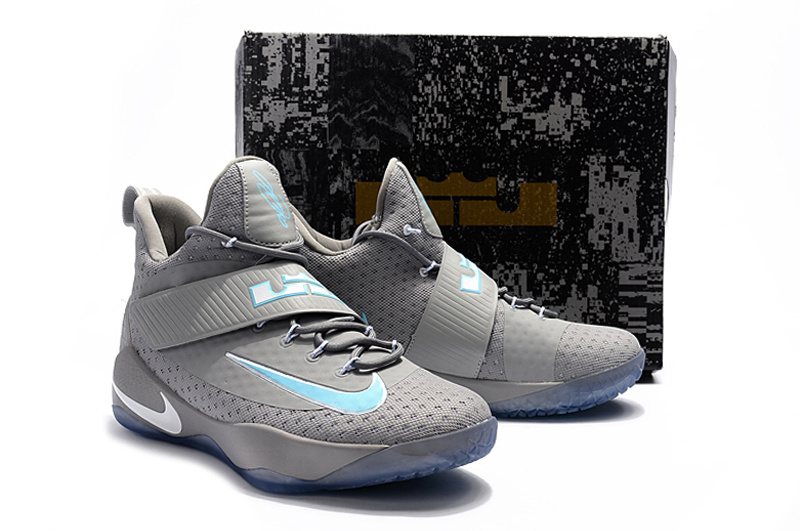 New Men Nike LeBron 11 Soldier Grey 