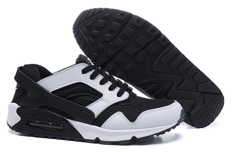 New Nike Air Max 90 Huarache White Black Shoes