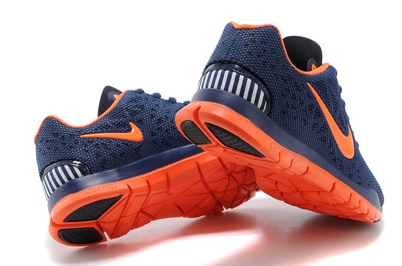 mens blue and orange sneakers