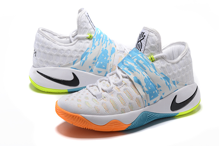 kyrie irving shoes orange and blue