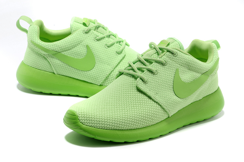 New Nike Roshe Run Apple Green Shoes 