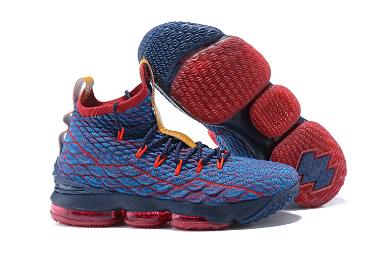 lebron 15 red and blue