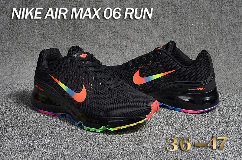 Nike Air Max 06 Run Black Red Colorful Shoes [18running82602] - $73.50 :  Real Nike Running Shoes, Nike Running Shoes