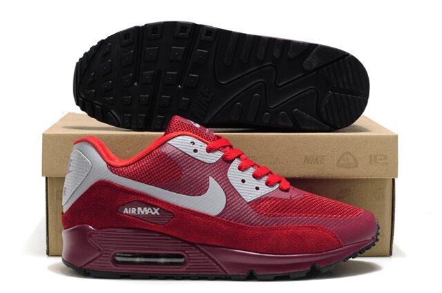 Nike Air Max 90 HYP PRM Wine Red Grey