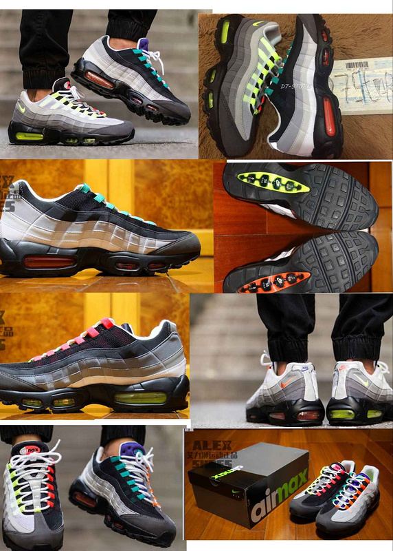 Nike Air Max 95 Black White Orange Shoes