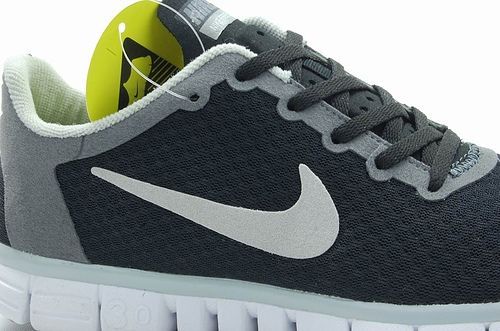 Nike Free 3.0 V2 Mesh Black Grey Running Shoes