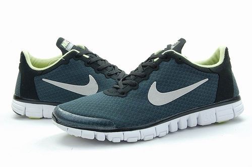 Nike Free 3.0 V2 Mesh Black White Running Shoes