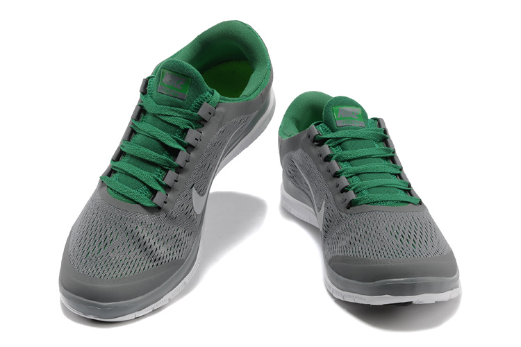 Nike Free 3.0 V5 Grey Green White Running Shoes