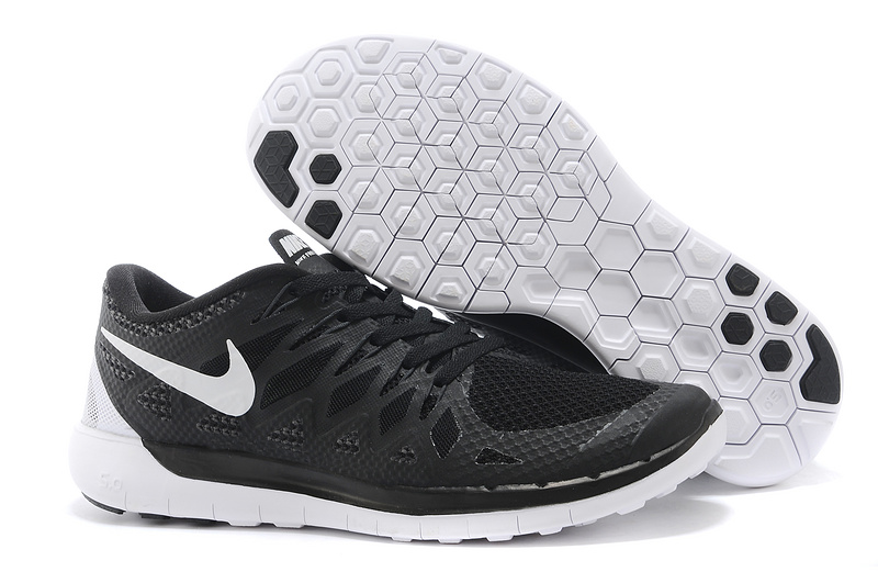 World-Up Nike Free 5.0 Black White Shoes