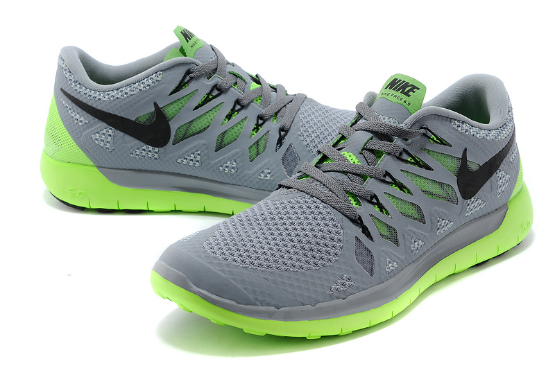 World-Up Nike Free 5.0 Grey Green Shoes