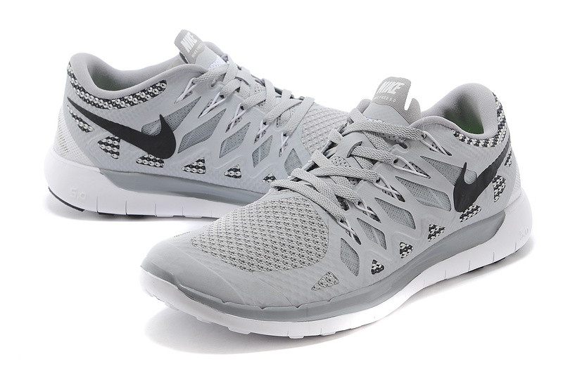 World-Up Nike Free 5.0 Grey White Shoes