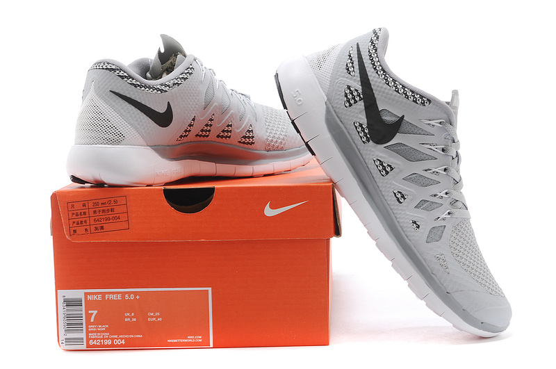 World-Up Nike Free 5.0 Grey White Shoes