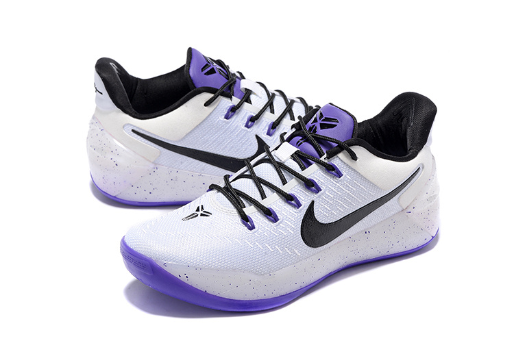 kobe white and purple shoes