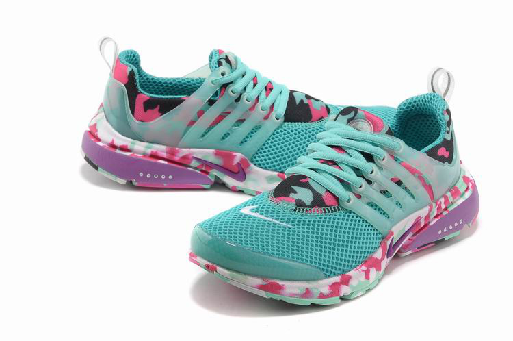 Women Nike Air Presto 1 Camo Green Pink Sport Shoes