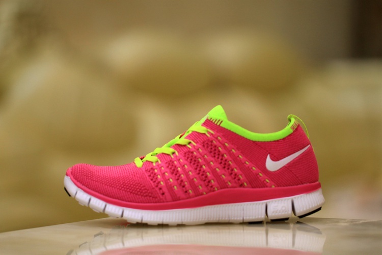 Women Nike Free 5.0 Flyknit Red Volt Shoes