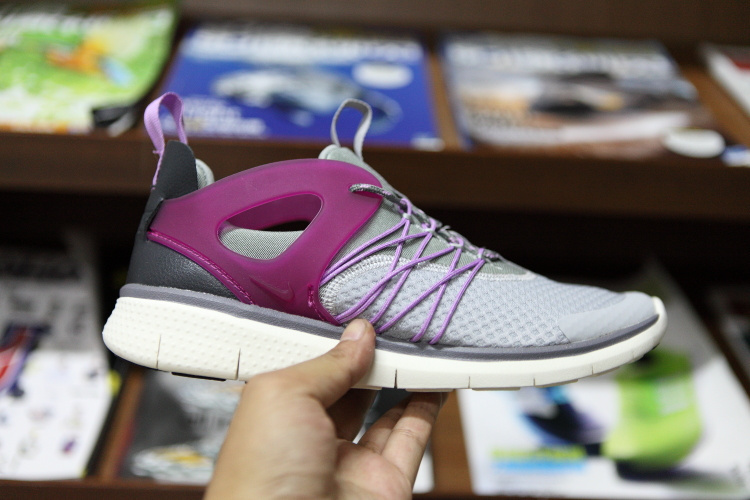 Women Nike Free Viritous Grey Purple White Running Shoes